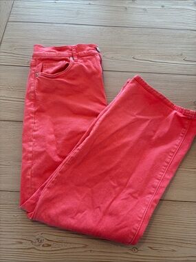 LOFT Coral Pink Denim Jeans